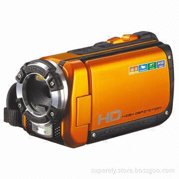 16.0MP Waterproof Digital Video Camera with 4X Digital Zoom and 3.0-inch LCD Touch Screen